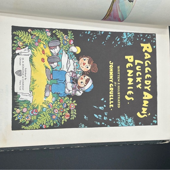 Vintage Other Vintage Raggedy Anne And Betsy String 943 Book